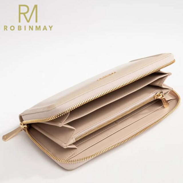 保証付 返品OK 正規品 2024 ROBINMAY ロビンメイ WJ022 松石真皮長夾