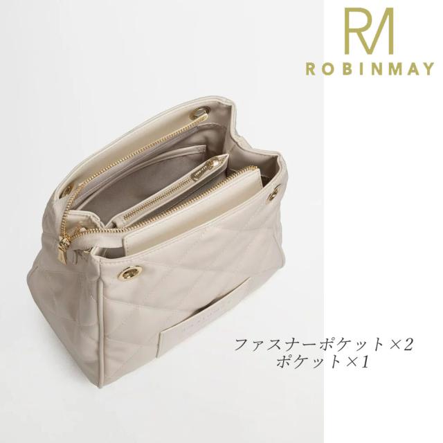 保証付 返品OK  正規品  ROBINMAY ロビンメイ Z308 Joy Shoulder Bag レディース スタイリッシュ RM ナイロンキルティング ショルダーバッグ 小さめ 春夏秋冬 ビーガンレザー ヴィーガン 人気 30代 40代  SDGs サステナブル  軽い 台湾発 チェーンショルダー ナナメ_13