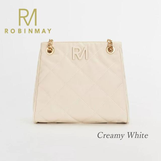 保証付 返品OK  正規品  ROBINMAY ロビンメイ Z308 Joy Shoulder Bag レディース スタイリッシュ RM ナイロンキルティング ショルダーバッグ 小さめ 春夏秋冬 ビーガンレザー ヴィーガン 人気 30代 40代  SDGs サステナブル  軽い 台湾発 チェーンショルダー ナナメ_7