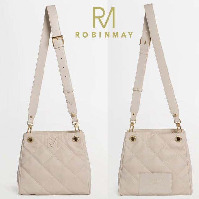 保証付 返品OK  正規品  ROBINMAY ロビンメイ Z308 Joy Shoulder Bag レディース スタイリッシュ RM ナイロンキルティング ショルダーバッグ 小さめ 春夏秋冬 ビーガンレザー ヴィーガン 人気 30代 40代  SDGs サステナブル  軽い 台湾発 チェーンショルダー ナナメ_9