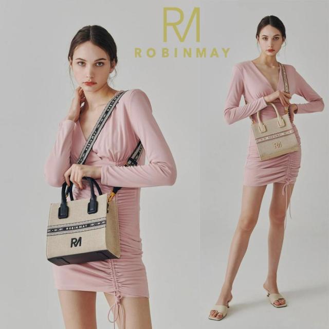保証付 返品OK 正規品 ROBINMAY ロビンメイ B174 月桂女神手提包 レディース RM リネン ハンドバッグ 麻 キャンバス ショルダー 大人気 ビーガン トートバッグ 高見えジャガード刺繍 台湾発 X Ella 30代 40代 50代 60代 公式_2