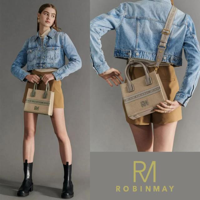 保証付 返品OK 正規品 ROBINMAY ロビンメイ B174 月桂女神手提包 レディース RM リネン ハンドバッグ 麻 キャンバス ショルダー 大人気 ビーガン トートバッグ 高見えジャガード刺繍 台湾発 X Ella 30代 40代 50代 60代 公式_4