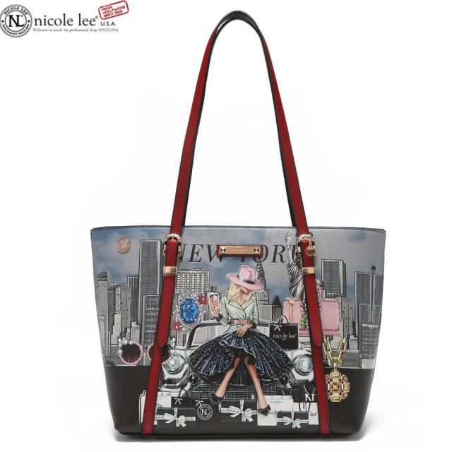 数量限定！NICOLE LEE ニコールリー SET16635 SUCCESS IN NEW YORK   レディース ３点セット トートバッグ＋ミニリュック＋マルチポーチ バッグ 春夏秋冬 ビーガンレザー ヴィーガン 人気 A4 ママ ブランド バック 30代 40代 20代 SDGs サステナブル_4