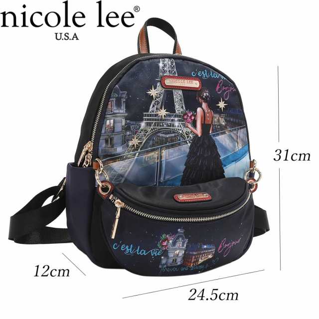 新作 AW NICOLE LEE ニコールリー N16729 レディース ナイロンリュック ...