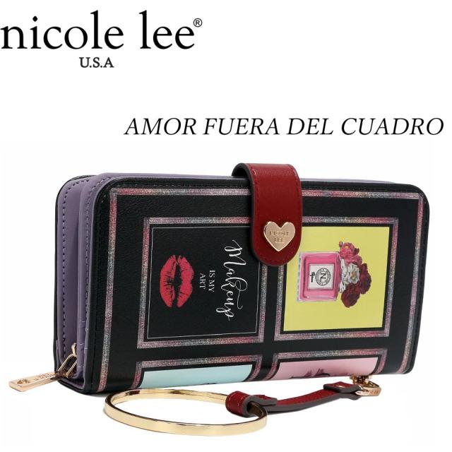 新作 AW NICOLE LEE ニコールリー PRT6700 ニコルリー レディース ラウンドファスナー 長財布 カード入れ さいふ ビーガンレザー ヴィーガン RFIDブロッキング機能 30代 40代 20代SDGSサスティナブル ボックス付き 贈り物 GODDESS OF LOVE BUTTER FLOWER_17