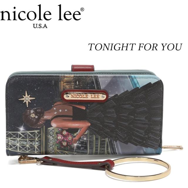 新作 AW NICOLE LEE ニコールリー PRT6700 ニコルリー レディース ラウンドファスナー 長財布 カード入れ さいふ ビーガンレザー ヴィーガン RFIDブロッキング機能 30代 40代 20代SDGSサスティナブル ボックス付き 贈り物 GODDESS OF LOVE BUTTER FLOWER_18