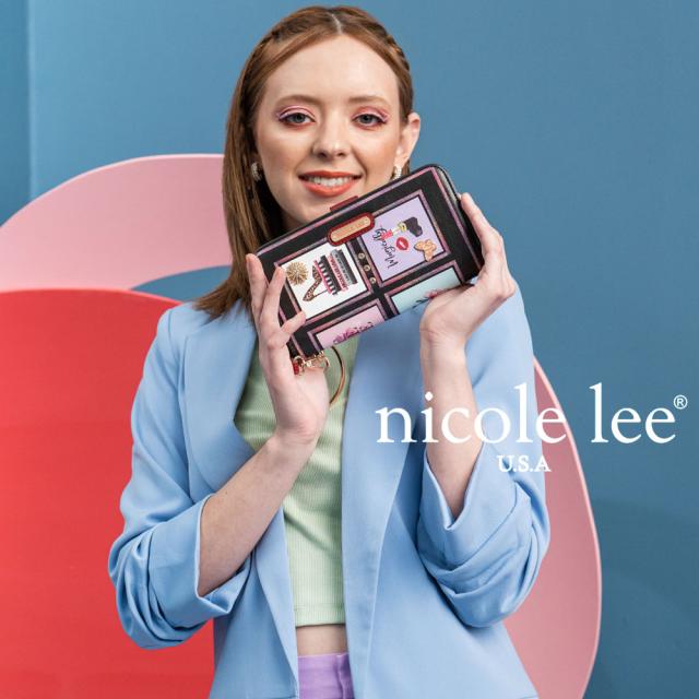 新作 AW NICOLE LEE ニコールリー PRT6700 ニコルリー レディース ラウンドファスナー 長財布 カード入れ さいふ ビーガンレザー ヴィーガン RFIDブロッキング機能 30代 40代 20代SDGSサスティナブル ボックス付き 贈り物 GODDESS OF LOVE BUTTER FLOWER_2