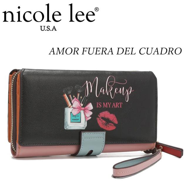 新作 AW NICOLE LEE ニコールリー PRT7472 レディース フラワー 長財布