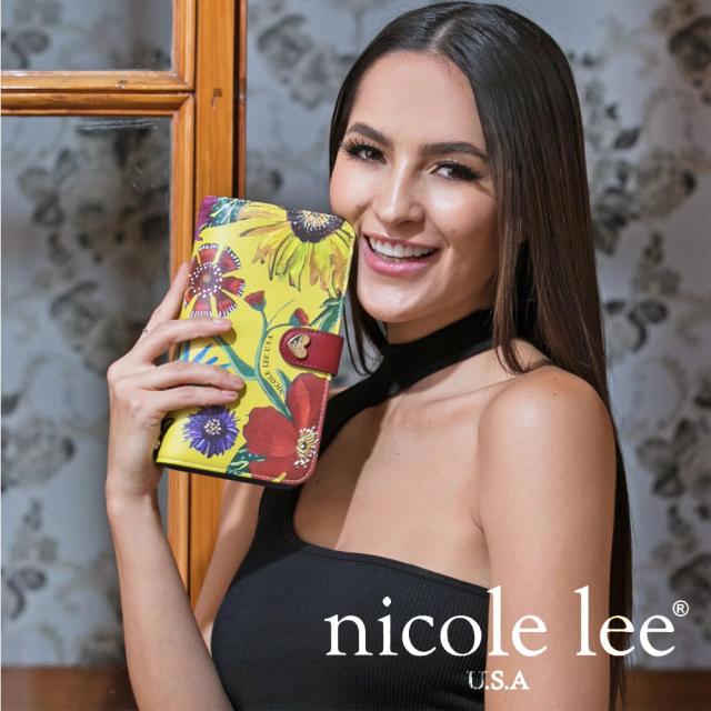 新作 AW NICOLE LEE ニコールリー PRT6700 ニコルリー レディース ラウンドファスナー 長財布 カード入れ さいふ ビーガンレザー ヴィーガン RFIDブロッキング機能 30代 40代 20代SDGSサスティナブル ボックス付き 贈り物 GODDESS OF LOVE BUTTER FLOWER_1