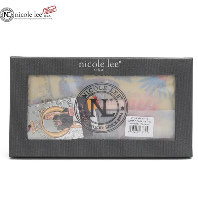新作 AW NICOLE LEE ニコールリー PRT7472 レディース フラワー 長財布