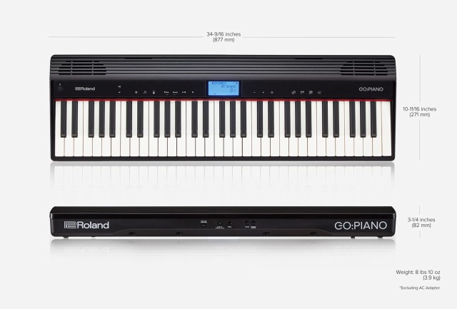 Roland ローランド GO-61P GO:PIANO エントリー・キーボード 61鍵盤 ...