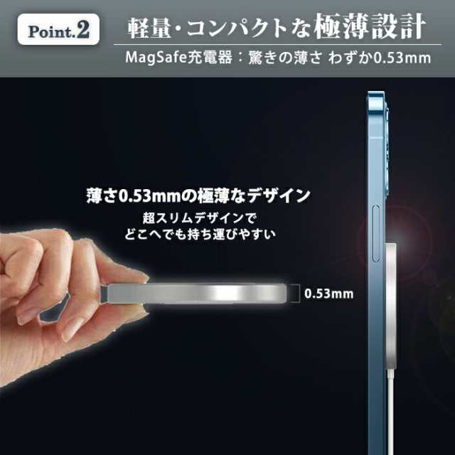 iphoneケース MagSafe 充電器 20W PD アダプター 充電ケーブル