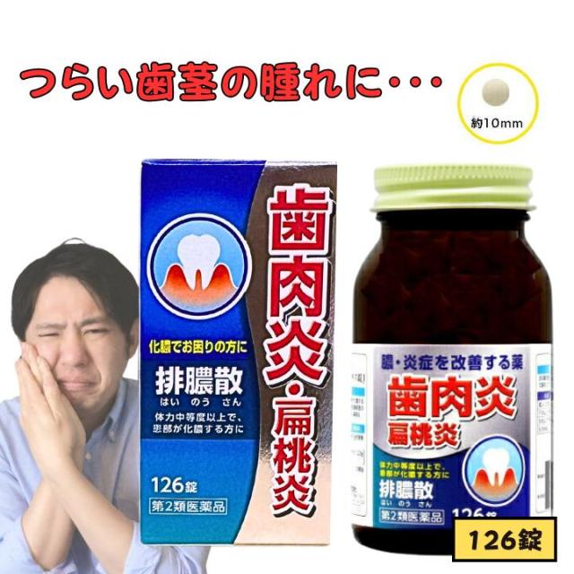 第2類医薬品】 排膿散エキス錠J 126錠X10個セット はい