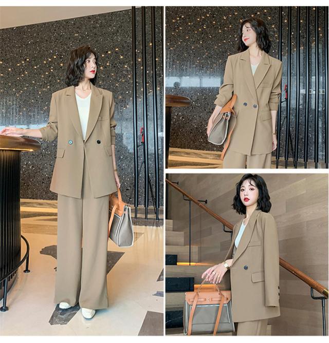 スーツセット レディース ビジネススーツ パンツセット 事務服 2点セット 着痩せ フォーマル オフィス 春秋新作 大人かわいい_4