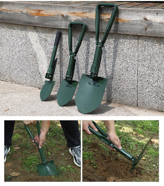 軍用スコップ シャベル キャンプ 防災グッズ 多機能 携帯用 緊急ツール