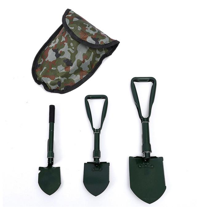 軍用スコップ シャベル キャンプ 防災グッズ 多機能 携帯用 緊急ツール
