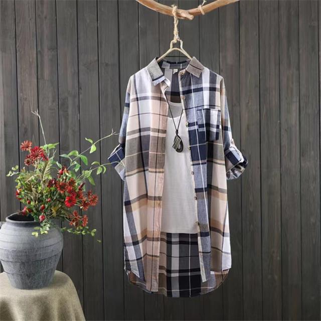 赤字覚悟!シャツ ロングシャツ レディース 長袖 ブラウス チェック シャツワンピース 春 夏 春服 夏服 きれいめ チュニック トップス 羽織 大きいサイズ 楽天市場】チュニック シャツ 長袖シャツ シャツ ロングシャツ