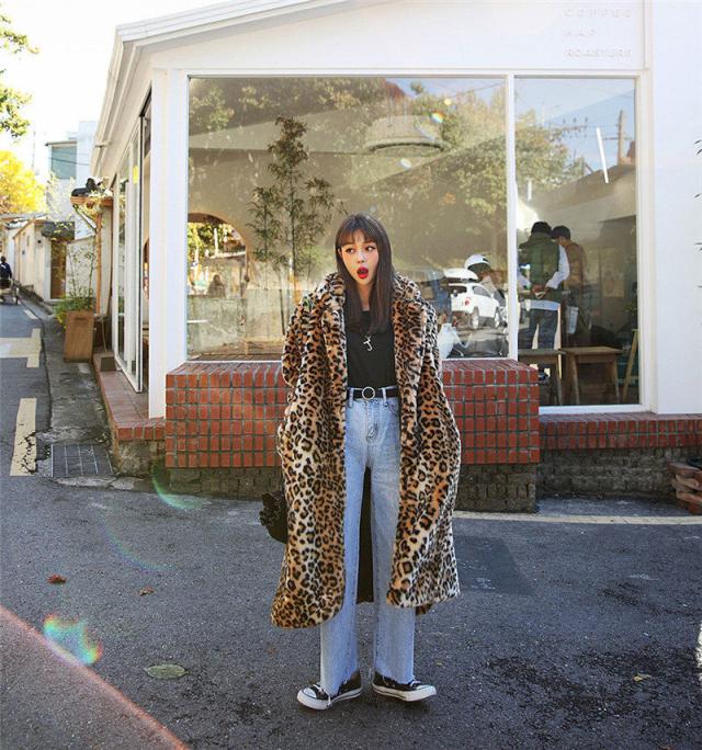 フェイクファーコート ファーコート レデイース 毛皮コート ジャケット ヒョウ柄 ボアコートフォックス ロング丈 長袖 アウター フード付き 送料無料 フェイクファーコート ファーコート レデイース 毛皮コート ジャケット