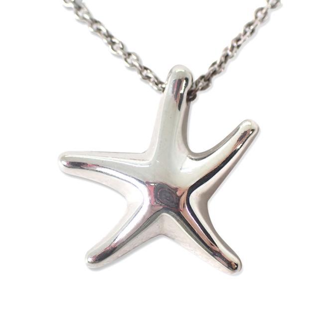 【中古】TIFFANY/ティファニー 925 スターフィッシュ ペンダント/ネックレス/j116-1