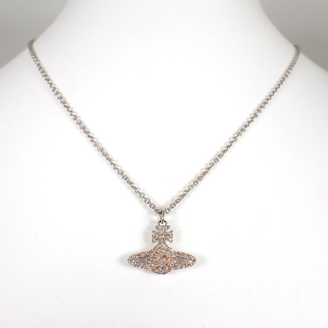 【中古】Vivienne Westwood/ヴィヴィアンウエストウッド オーブ ラインストーン ペンダント/ネックレス/j168-1_1