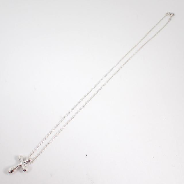 【中古】TIFFANY/ティファニー 925 スモールクロス ペンダント/ネックレス/j172-1_3