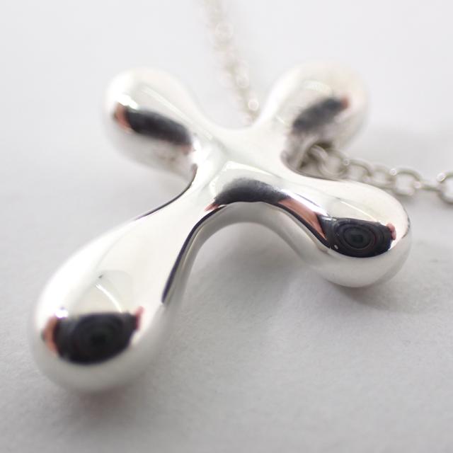 【中古】TIFFANY/ティファニー 925 スモールクロス ペンダント/ネックレス/j172-1_5