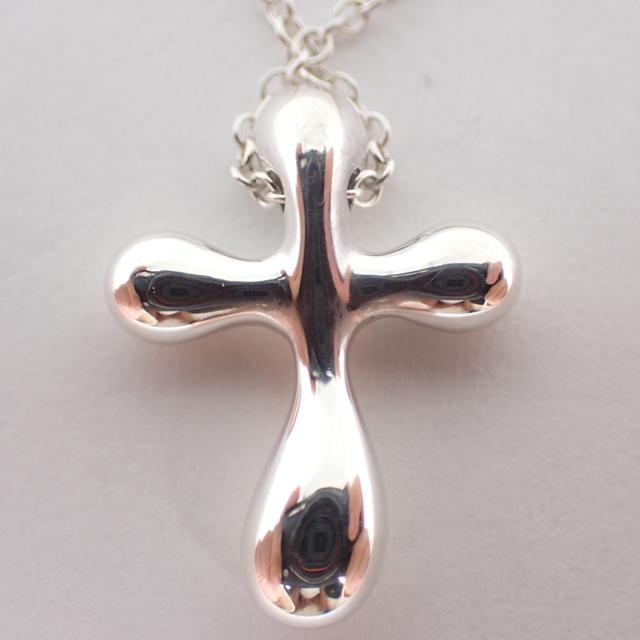 【中古】TIFFANY/ティファニー 925 スモールクロス ペンダント/ネックレス/j172-1_6