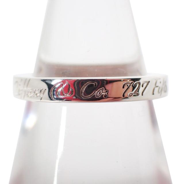 【中古】TIFFANY/ティファニー/925/ノーツ/ナロー/リング/9号/j181-1