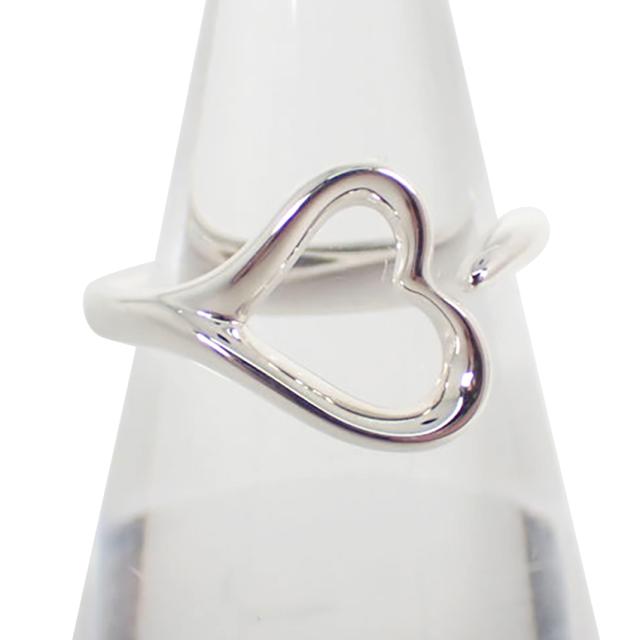 【中古】TIFFANY/ティファニー/Ag925/オープンハート/リング/9号/j218-1