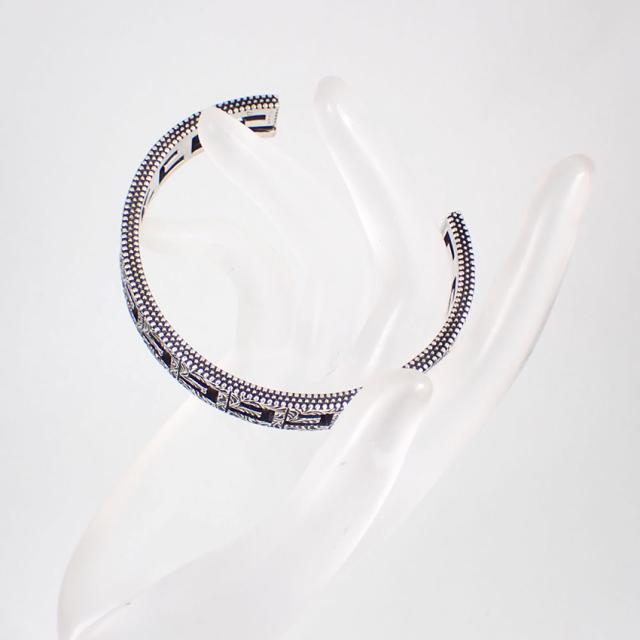 【中古】GUCCI/グッチ 925 スクエアG バングル/j174-2_1