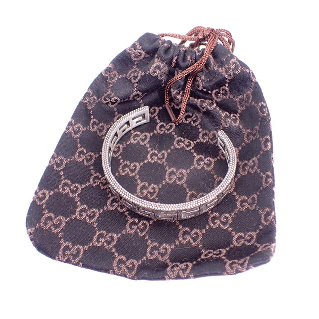 【中古】GUCCI/グッチ 925 スクエアG バングル/j174-2_2