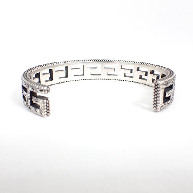【中古】GUCCI/グッチ 925 スクエアG バングル/j174-2_6