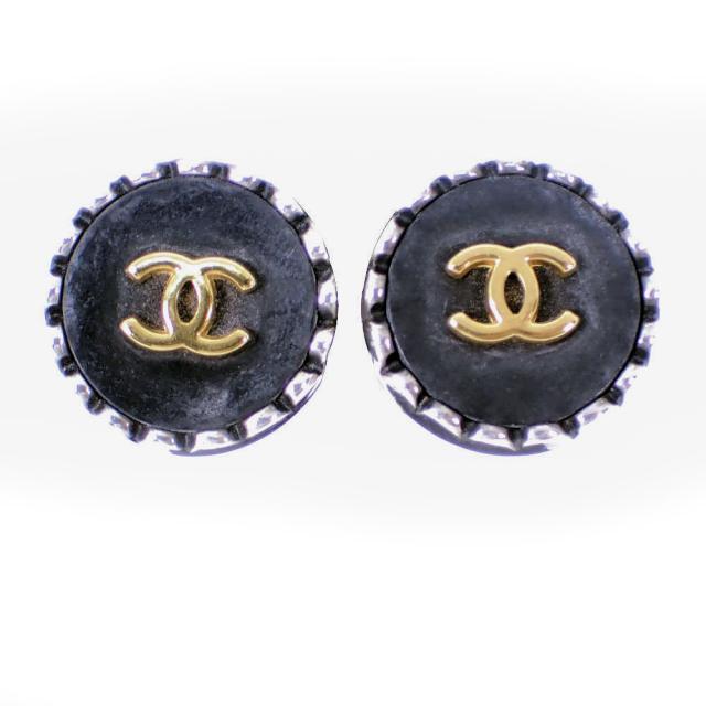 【中古】CHANEL/シャネル ヴィンテージ ココマーク イヤリング/j2-2