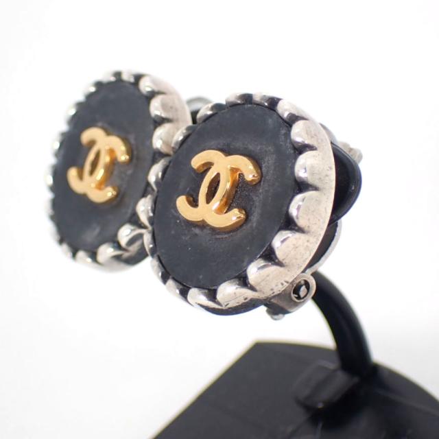 【中古】CHANEL/シャネル ヴィンテージ ココマーク イヤリング/j2-2_1