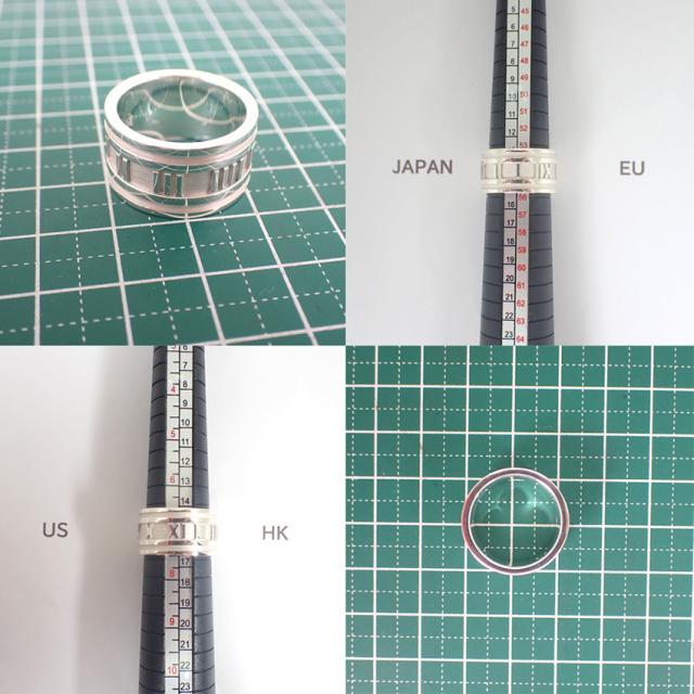 【中古】TIFFANY/ティファニー 925 アトラス ワイド リング /14.5号/j227-2_9
