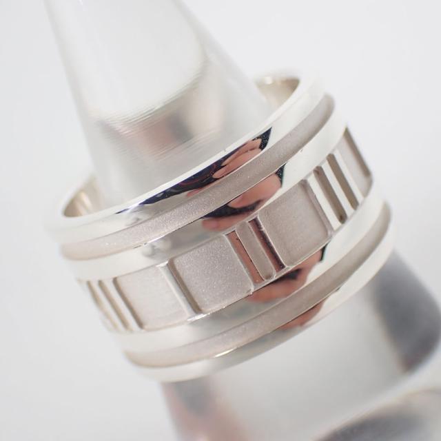 ティファニー 925 アトラス ワイド リング 17号[g293-54］ 楽天市場