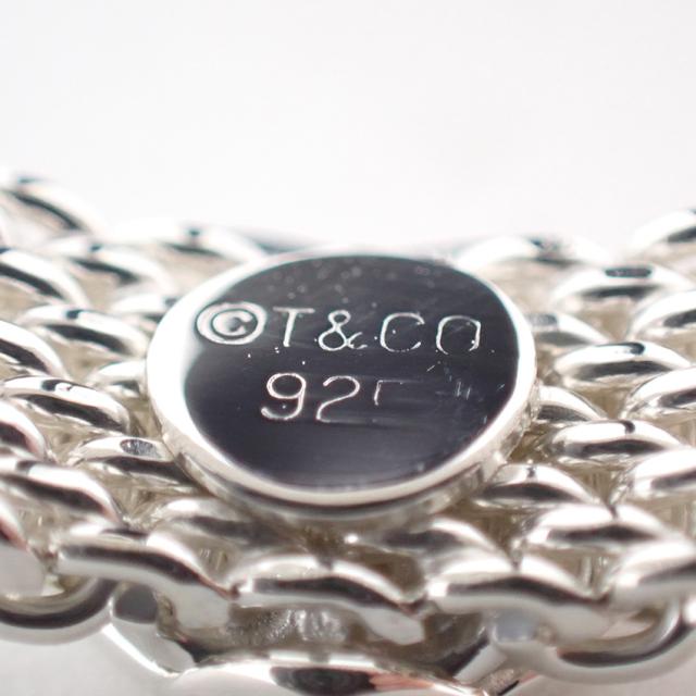 【中古】TIFFANY/ティファニー 925 ハート サマセットメッシュ リング /12.5号/j172-4_6