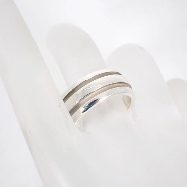 【中古】TIFFANY/ティファニー 925 ダブルライン リング /16.5号/j176-4_4