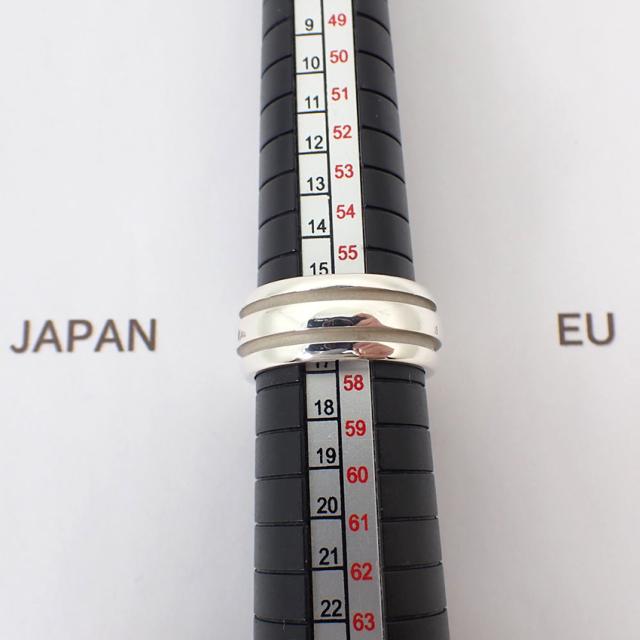 【中古】TIFFANY/ティファニー 925 ダブルライン リング /16.5号/j176-4_6
