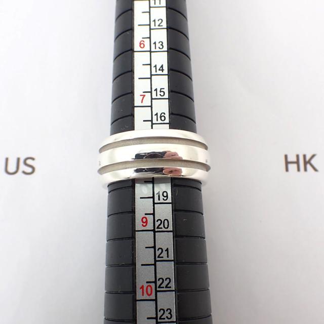【中古】TIFFANY/ティファニー 925 ダブルライン リング /16.5号/j176-4_7