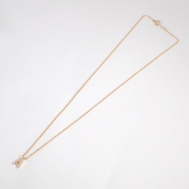 中古】Star Jewelry/スタージュエリー/K18YG/ダイヤモンド/イニシャルA