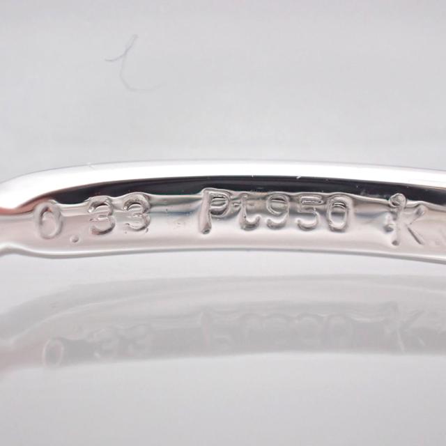 【中古】K.uno/Pt950/ダイヤモンド/ハーフエタニティ/リング/12号/j53-4_7