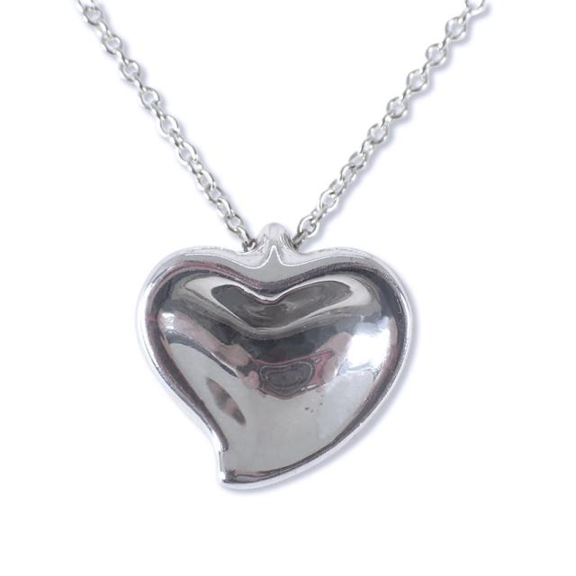 【中古】TIFFANY/ティファニー 925 フルハート ペンダント/ネックレス/j116-5
