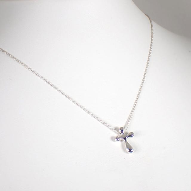 【中古】TIFFANY/ティファニー/Ag925/ティアドロップクロス/ペンダント/j179-5_2