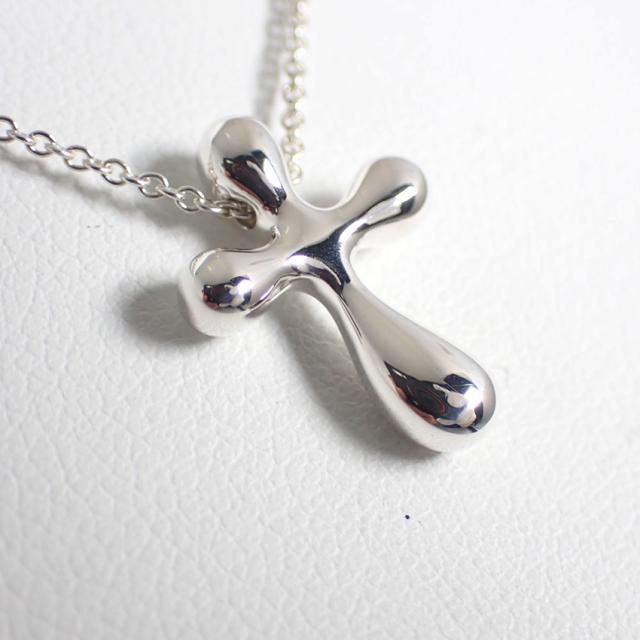 【中古】TIFFANY/ティファニー/Ag925/ティアドロップクロス/ペンダント/j179-5_4