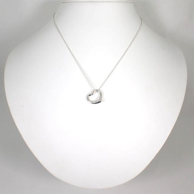 【中古】TIFFANY/ティファニー 925 オープンハート ペンダント/ネックレス/j177-6_1