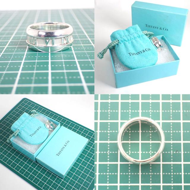 【中古】TIFFANY/ティファニー 925 アトラス ワイド リング /13.5号/j221-6_9