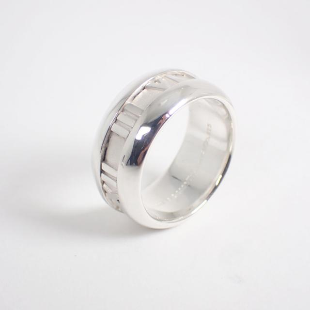 【中古】TIFFANY/ティファニー 925 アトラス ワイド リング /13.5号/j221-6_4