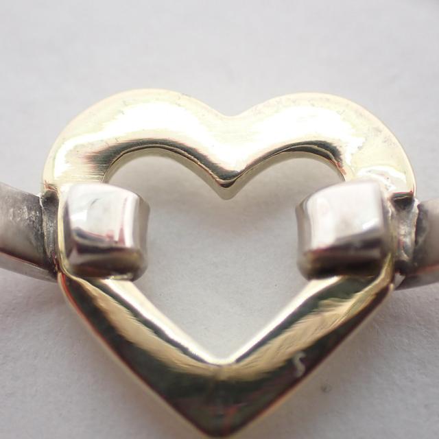【中古】TIFFANY/ティファニー/925/750/ハート/コンビ/リング/9号/j116-7_5