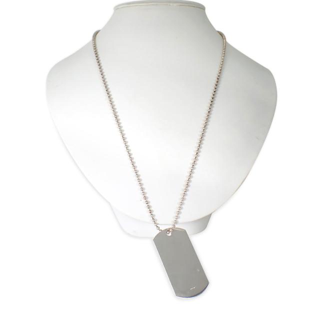 【中古】GUCCI/グッチ 925 ドッグタグ ネックレス/j207-7